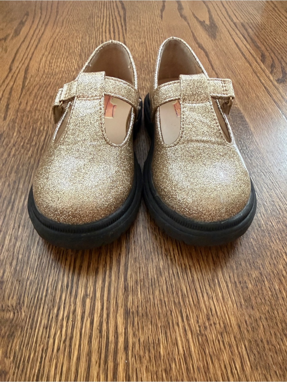 Toddler Girls' Londyn Lug Sole Mary Jane Shoes - Cat & Jack™ Gold